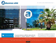 Tablet Screenshot of aduanasalie.com